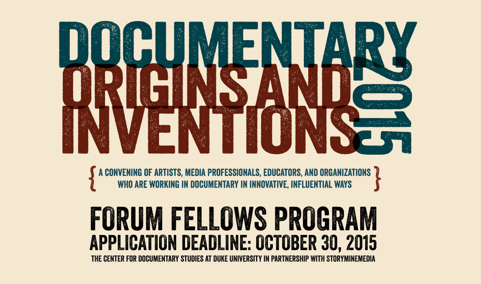 Documentary 2015: Origins and Inventions - Fellows Program