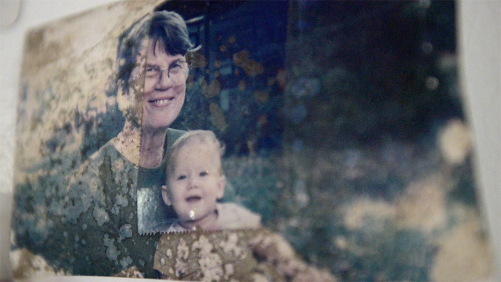 Home photo of Janet Reno holding a toddler